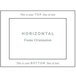 Salisbury Monogram|Nursery|5x7 Widest Border Frame