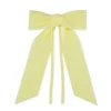 TriChi Design Place Settings & Linens|Yellow Velvet Napkin Bows, Set of 4