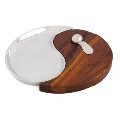 Nambe Dinnerware|Yin Yang Cheese Board