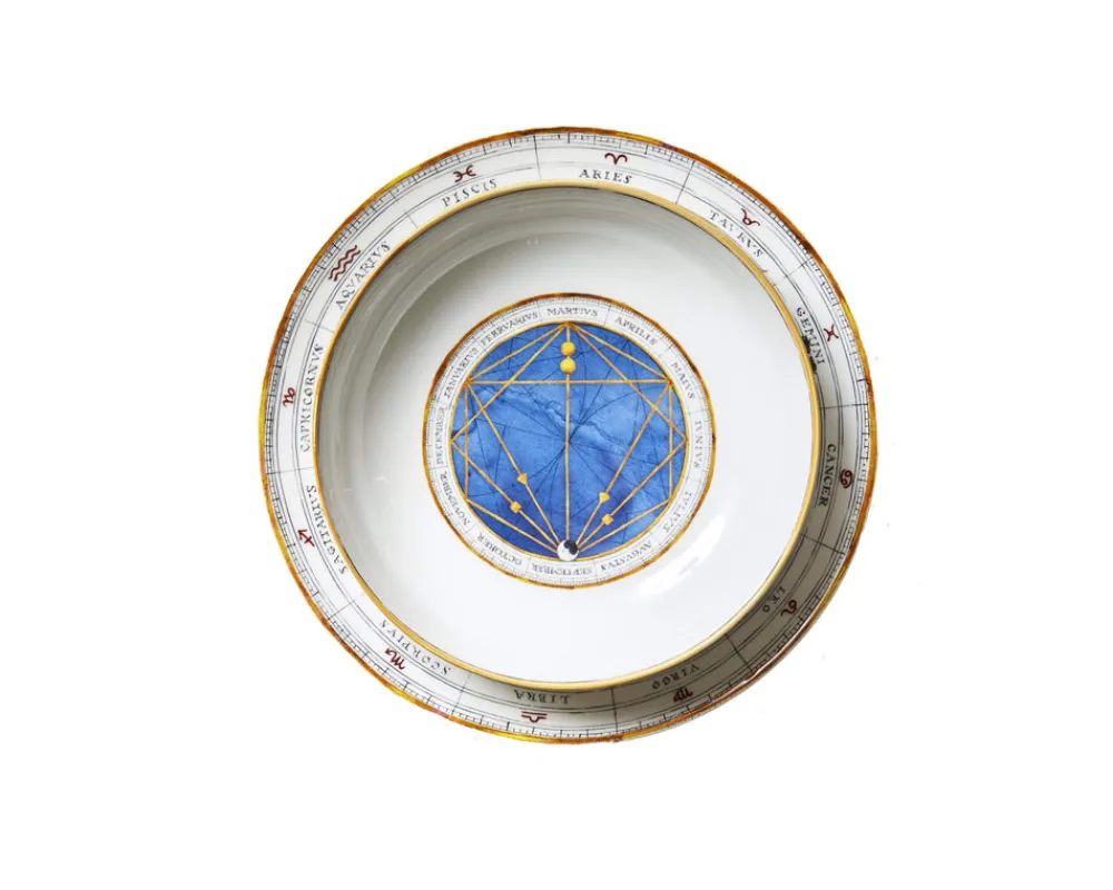 Laboratorio Paravicini Dinnerware|Zodiac Sky Blue Soup Bowl